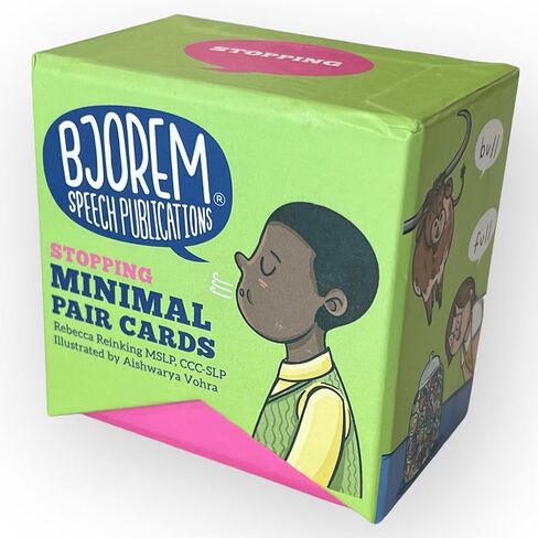 Bjorem Speech® Minimal Pairs Bundle - Comprehensive Phonological Speech Therapy Card Set Approach for Speech Sound Disorders and Discrimination - Includes 6 Decks with Over 300 Target Words in Saudi Arabia