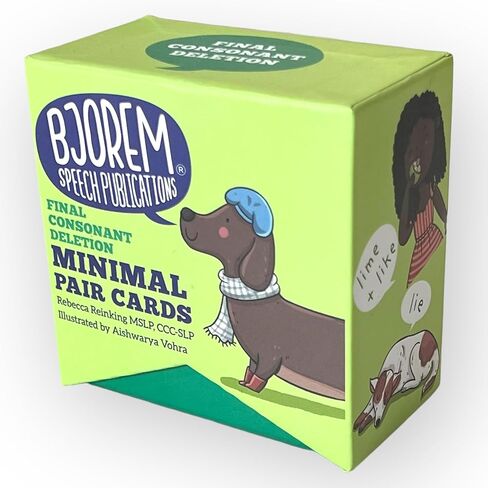 Bjorem Speech® Minimal Pairs Bundle - Comprehensive Phonological Speech Therapy Card Set Approach for Speech Sound Disorders and Discrimination - Includes 6 Decks with Over 300 Target Words in Saudi Arabia