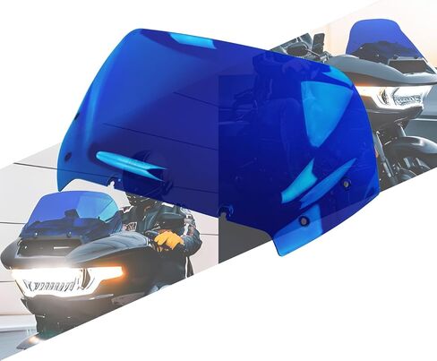 درع أمامي للزجاج الأمامي مقاس 10 بوصات متوافق مع Harley CVO Road Glide ST FLTRX FLTRXSE FLTRXSTSE 2023-2025 أحمر in Kuwait