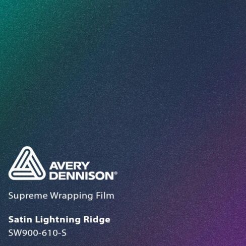 Avery SW900-610-S ColorFlow Satin Lightning Ridge 5 قدم × 1 قدم (5 قدم مربع/قدم) طبقة تغليف السيارة من الفينيل الفائق... in Kuwait