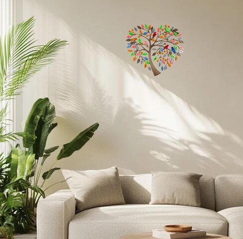 Heart Shaped Tree of Life Wall Hanging Resin Silicone Molds, Handmade Tree of Life Crafts, Home and Living Room Decorations, Tabletop Ornaments, Tree of Life Resin Mold in Saudi Arabia