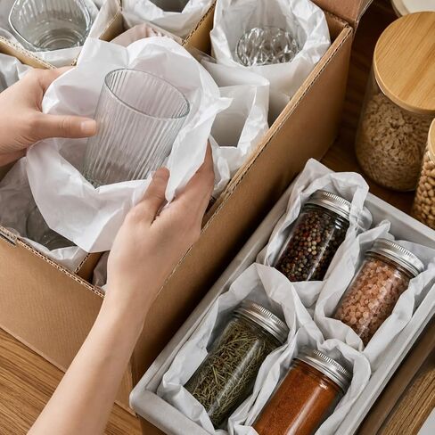 100 Packing Paper Sheets for Moving Supplies, 17x27 Newsprint Wrapping Paper for Mugs & Ornaments - Box Filler Supplies in Kuwait
