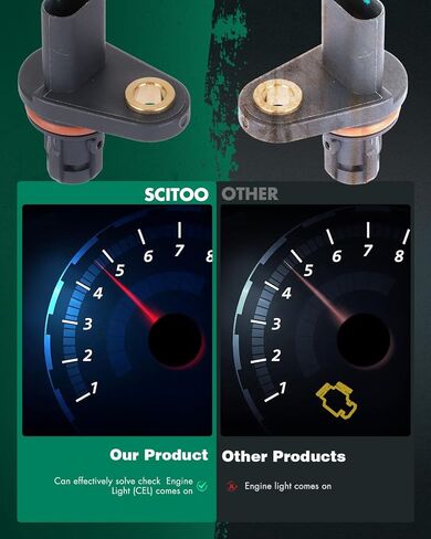 SCITOO 55565709 Camshaft Position Sensor fit for Chevrolet for Cruze 2011-2012 2014-2015 for Sonic 2012-2015 for Aveo for Aveo5 2009-2011 for Trax 2013,for Pontiac for G3 in Kuwait