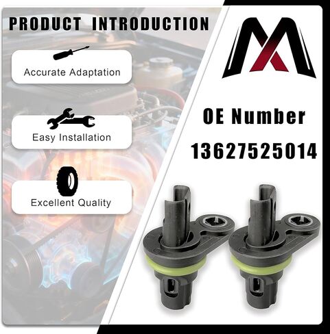 13627525014 2Pcs Camshaft Position Sensor Compatible with BMW 128i 135i 325i 328i 330i 335i 428i 430i 528i 535i 550i 650i 750i X3 X5 X6 Z4 M2 M4 M5 2006-2021 Replaces 13627546660,13627558518 in Saudi Arabia