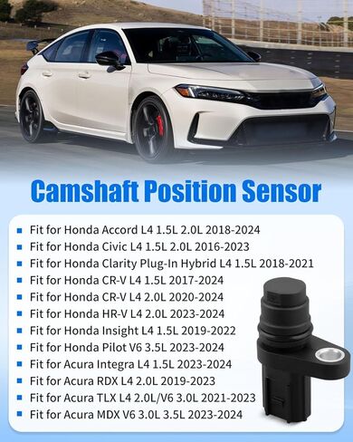 مستشعر موضع عمود الحدبات 3751059BJ01 مناسب لسيارة Honda Accord Civic CR-V HR-V Insight Pilot Clarity 2016-2024، مناسب لـ Acura Integra RDX TLX MDX 2019-2024 in Kuwait