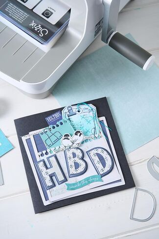 Sizzix Thinlits Die Set, This or That 2 inch Alphabet by 49 and Market, 52 Cutting Dies in Kuwait