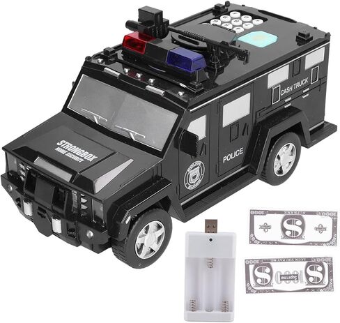 Armored Car Money Piggy Bank for Kids, Electronic Piggy Banks, Electronic Car Money Bank, Cool Armored Car Bank Password Bank for Birthday Festival Girls Boys Friends in Kuwait
