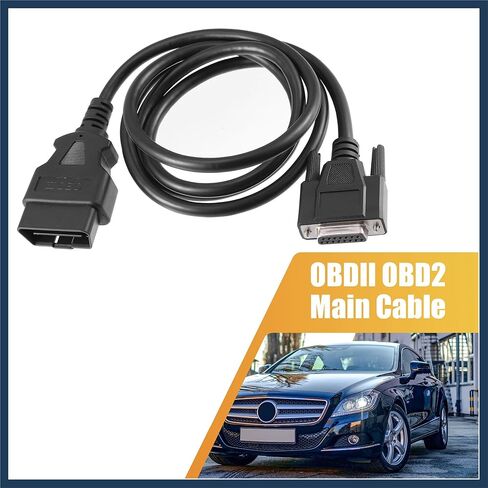 OBDII OBD2 Main Cable Diagnostic Tool Adapter Connector Cable for Launch X431 CRP129 CRP123 Creader VII and VIII Stylish Design in Kuwait