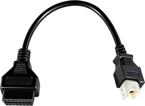 OBD2 to 4 Pin Diagnostic Cable Adapter Compatible with Honda Motorcycle ATV, Fits for K-Line Models, Not CAN Models, for Standard 16 Pin OBD2 Type Plug to the Honda 4 Pin Plug in Saudi Arabia