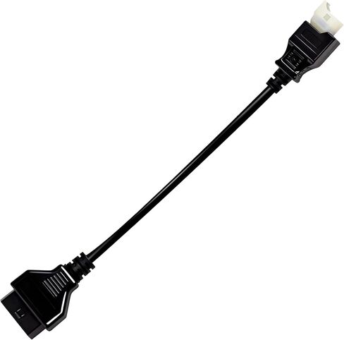OBD2 to 4 Pin Diagnostic Cable Adapter Compatible with Honda Motorcycle ATV, Fits for K-Line Models, Not CAN Models, for Standard 16 Pin OBD2 Type Plug to the Honda 4 Pin Plug in Saudi Arabia