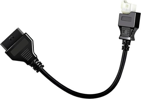 OBD2 to 4 Pin Diagnostic Cable Adapter Compatible with Honda Motorcycle ATV, Fits for K-Line Models, Not CAN Models, for Standard 16 Pin OBD2 Type Plug to the Honda 4 Pin Plug in Saudi Arabia