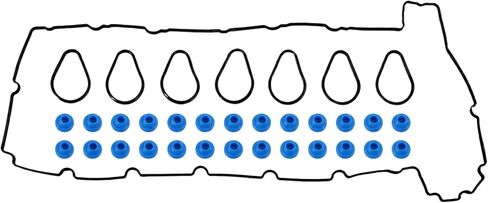 Engine Valve Cover Gasket Set Compatible with Buick Rainier Chevrolet Trailblazer EXT GMC Envoy Isuzu Ascender Oldsmobile Bravada Saab 9-7x L6 4.2L Replace VS50584R in Kuwait