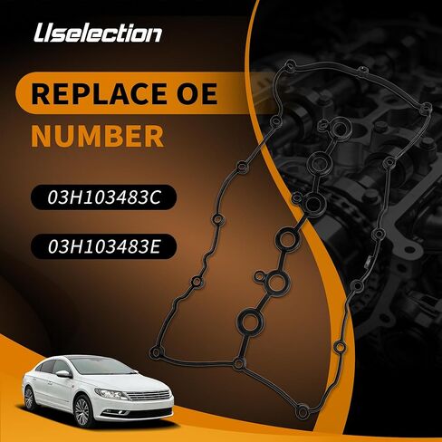 03H103483C Engine Valve Cover Gasket for Porsche Cayenne 3.6 08-14 for VW Touareg 2007-2017 3.6L V6 for Audi Q7 3.6 07-10# 95510523100 03H103429H in Kuwait
