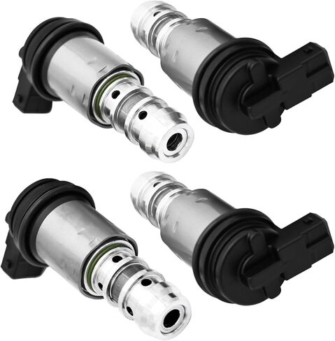 4 PCS Intake & Exhaust Engine Variable Valve Timing VVT Solenoid V8 4.4L 4.8L Compatible with BMW 545I 645Ci 04-05 550I 650I 09-10 745I 745Li 750I 750Li 02-04 X5 Oil Control Valve Replaces 11361707323 in Kuwait