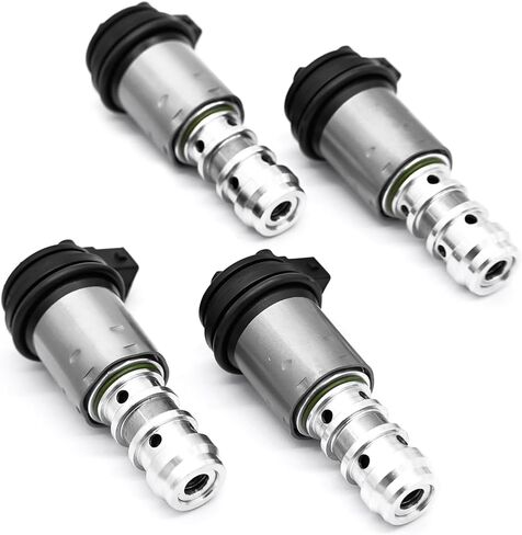 4 PCS Intake & Exhaust Engine Variable Valve Timing VVT Solenoid V8 4.4L 4.8L Compatible with BMW 545I 645Ci 04-05 550I 650I 09-10 745I 745Li 750I 750Li 02-04 X5 Oil Control Valve Replaces 11361707323 in Kuwait