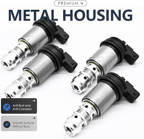 4 PCS Intake & Exhaust Engine Variable Valve Timing VVT Solenoid V8 4.4L 4.8L Compatible with BMW 545I 645Ci 04-05 550I 650I 09-10 745I 745Li 750I 750Li 02-04 X5 Oil Control Valve Replaces 11361707323 in Kuwait