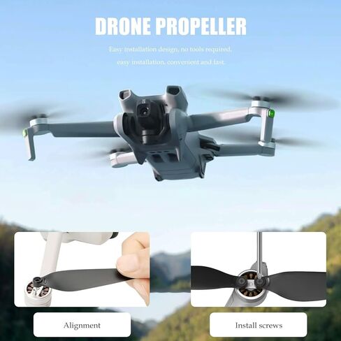 New 32 Pcs Replacement Propeller Blades for DJI Mini 3 Drone, Low-Noise Quick-Release Accessories (Not for Mini 3 Pro) in Kuwait
