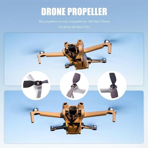New 32 Pcs Replacement Propeller Blades for DJI Mini 3 Drone, Low-Noise Quick-Release Accessories (Not for Mini 3 Pro) in Kuwait