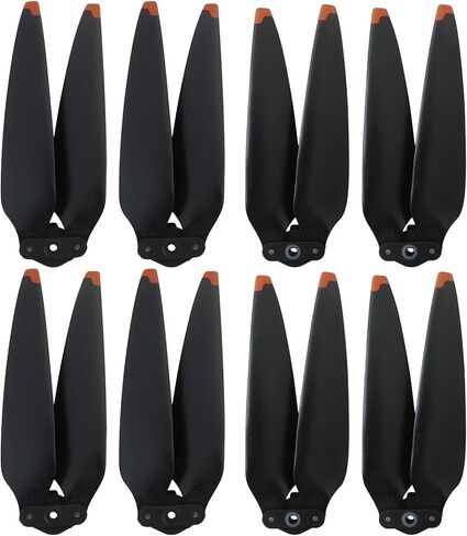 New 8Pcs Professional Propeller Blades for DJI Air 3/Air 3S, Low-Noise 8747F Replacement Props with Quick-Install Feature for Drone Maintenance in Kuwait