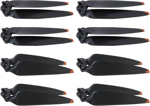 New 8Pcs Professional Propeller Blades for DJI Air 3/Air 3S, Low-Noise 8747F Replacement Props with Quick-Install Feature for Drone Maintenance in Kuwait