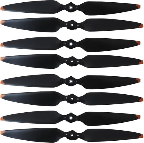 New 8Pcs Professional Propeller Blades for DJI Air 3/Air 3S, Low-Noise 8747F Replacement Props with Quick-Install Feature for Drone Maintenance in Kuwait