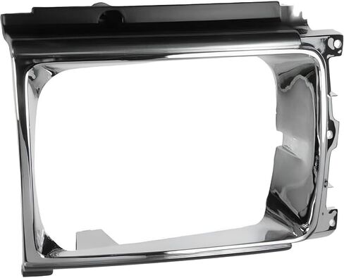 DAT AUTO PARTS غطاء حافة الباب الأمامي الأيسر للسائق الأمامي يناسب 1987-1989 Toyota 4Runner SR5، 1986-1988 Toyota Pickup Truck SR5 Deluxe، بلاستيك مطلي بالكروم، يستبدل TO2512107 in Kuwait