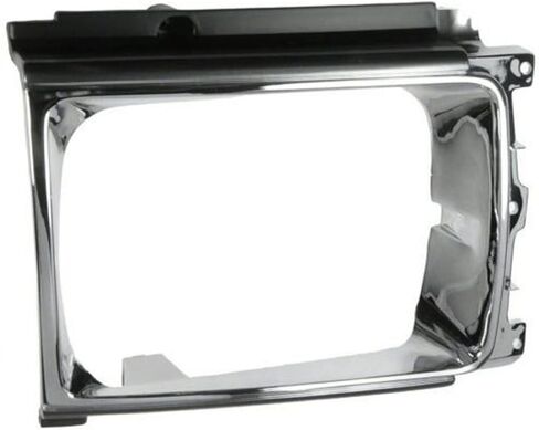 DAT AUTO PARTS غطاء حافة الباب الأمامي الأيسر للسائق الأمامي يناسب 1987-1989 Toyota 4Runner SR5، 1986-1988 Toyota Pickup Truck SR5 Deluxe، بلاستيك مطلي بالكروم، يستبدل TO2512107 in Kuwait