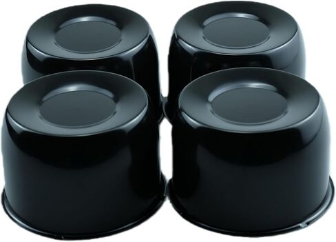 4PCS Short Black Center Caps for 4.25" Center Bore Trailer Wheel Rims 2.75" HIGH in Kuwait