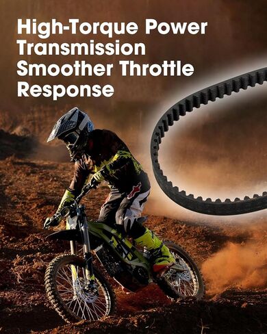 2Pcs Primary Drive Belt Compatible with Surron Light Bee Segway X160 X260 Talaria XXX 560-8M GT4, 16mm Width Belt High Torque & Wear Resistant in Saudi Arabia