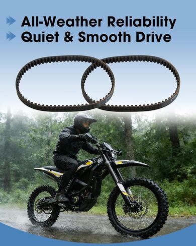 2Pcs Primary Drive Belt Compatible with Surron Light Bee Segway X160 X260 Talaria XXX 560-8M GT4, 16mm Width Belt High Torque & Wear Resistant in Saudi Arabia