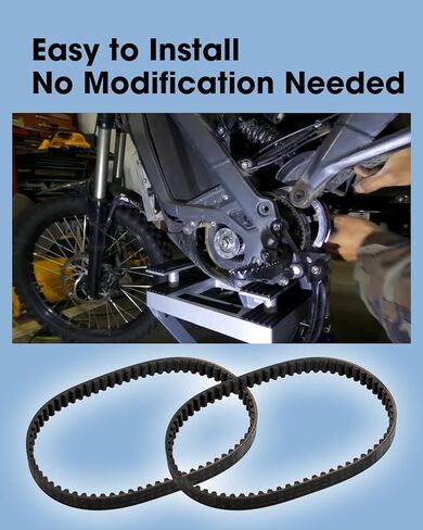 2Pcs Primary Drive Belt Compatible with Surron Light Bee Segway X160 X260 Talaria XXX 560-8M GT4, 16mm Width Belt High Torque & Wear Resistant in Saudi Arabia