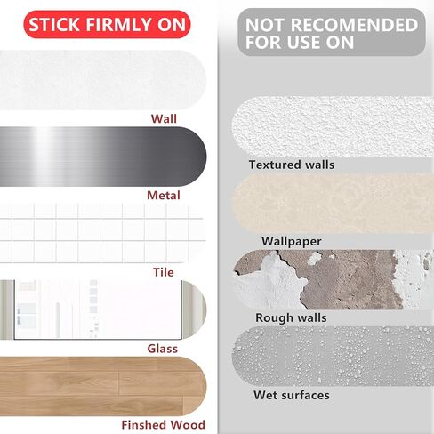 Heavy Duty & Removable Mounting Tape - 45 Piece Multi-Shape Adhesive Set for Damage-Free Hanging on Painted Walls in Saudi Arabia