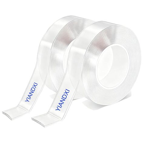 Heavy Duty Nano Double Sided Tape, 2 Rolls 240 Inches Total – Removable, Waterproof Wall Mounting Adhesive in Saudi Arabia