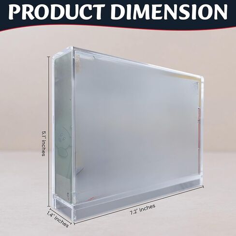 2-Pcs Acrylic Protector Transparent Storage Cases Compatible with N64/SNES Game Boxes – Anti-Dust - Scracth Free - Clear Cases Made Extra Strong in Saudi Arabia