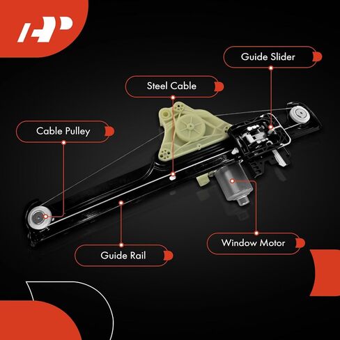 A-Premium Rear Left Driver Side Electric Power Window Regulator with Motor Compatible with Porsche Panamera 2017-2023 in Kuwait
