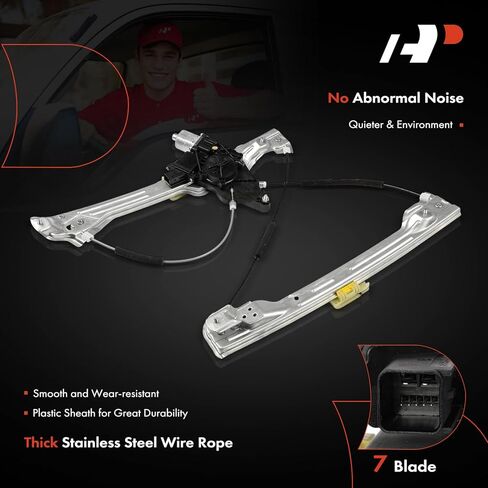 A-Premium Power Window Regulator with Motor Front Passenger Side Compatible with Cadillac XT5 2017-2025 in Kuwait