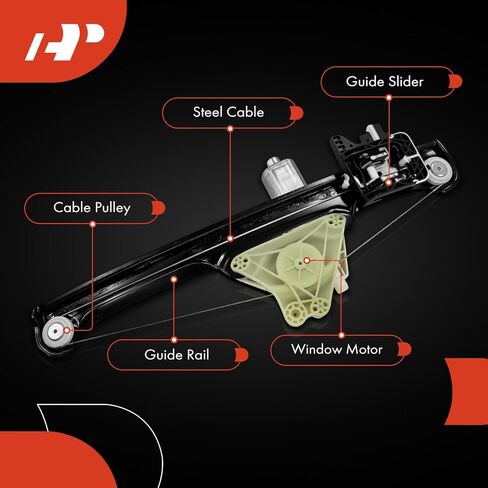 A-Premium Rear Right Passenger Side Electric Power Window Regulator with Motor Compatible with Porsche Panamera 2017-2023 in Kuwait