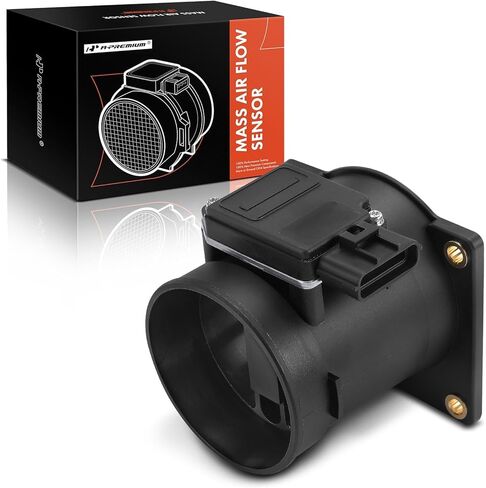 A-Premium Mass Air Flow Sensor Meter [4-Pins] Compatible with Ford Mustang 1999-2001 & Lincoln Continental 1998-2002, V8 4.6L, Replace for# F6UF12B579AA, AFLS122RM in Kuwait