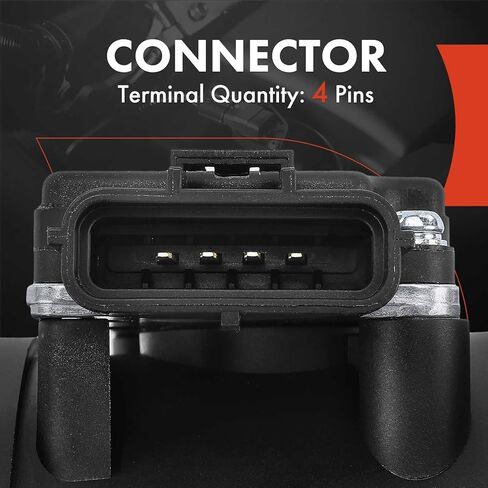 A-Premium Mass Air Flow Sensor Meter [4-Pins] Compatible with Ford Mustang 1999-2001 & Lincoln Continental 1998-2002, V8 4.6L, Replace for# F6UF12B579AA, AFLS122RM in Kuwait