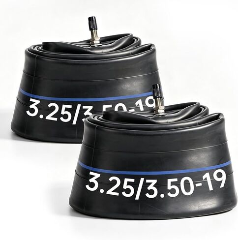 أنبوب داخلي 3.25/3.50-19 2-Pack 100/90-19 90/90-19 أنبوب الدراجة الترابية مع ساق صمام مستقيم- TR4 in Kuwait