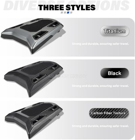 R1300GSA Pillion Luggage Plate Kit For BMW R1300GS R 1300 GS Adventure Passenger Seat Cowl Fairing Rails Cover Accessories 2024 2025 (Black) in Saudi Arabia