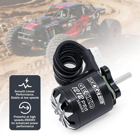 Surpass Hobby 1212Pro 3500KV Brushless Motor for 1/18 TRX4M / HPI Venture18 /scent-18 / HobbyPlus CR18 / 1/24 RC Crawlers Upgrade in Kuwait