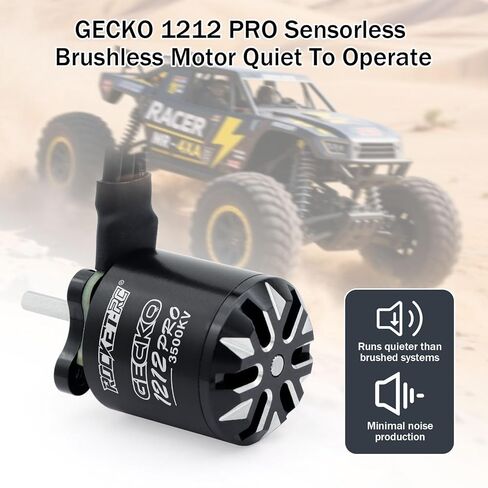 Surpass Hobby 1212Pro 3500KV Brushless Motor for 1/18 TRX4M / HPI Venture18 /scent-18 / HobbyPlus CR18 / 1/24 RC Crawlers Upgrade in Kuwait