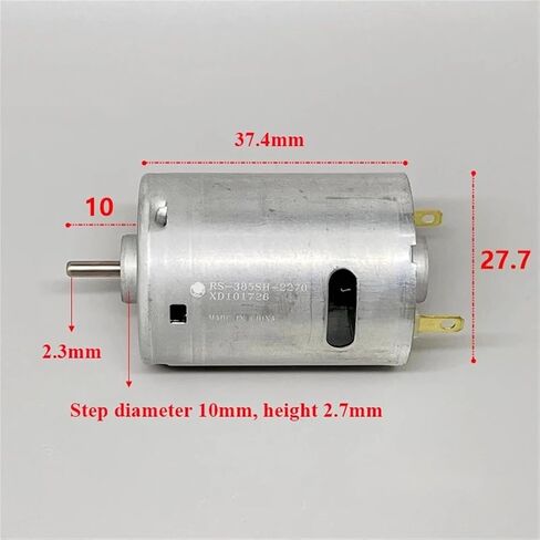 RS-385SH-2270 385 Motor DC 12V 18V 24V 20500RPM High Speed Carbon Brush 28mm Electric Motor 1Pcs in Saudi Arabia