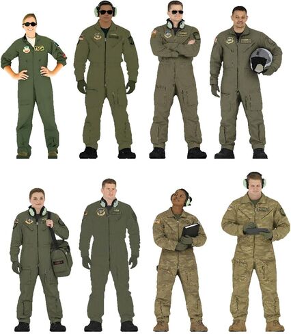 figreal 1/144 U.S.AIRFORCE (1) HV8 Set of 8 144-00017-HV8 Painted Figure in Saudi Arabia