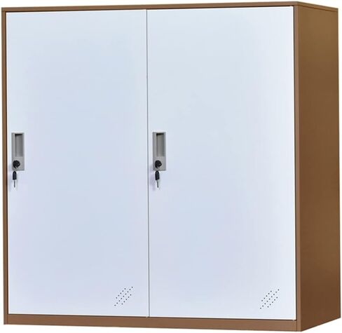 mecolor 3 Door Metal Office Storage Locker,Steel Office Phone Bag Storge Locker with Lock and Shelves,Living Room Shoes Cabinet(3D) in Saudi Arabia