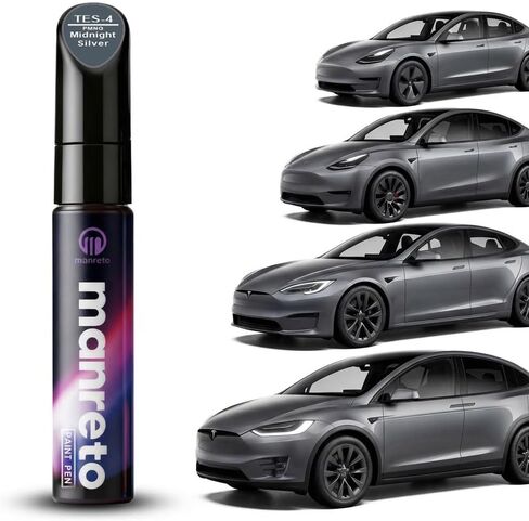 Solid Black Car Paint Touch Up Pen, Exact Color Match Car Scratch Remover - Effective Car Paint Scratch Repair for Deep Scratches & Rock Chips, Fast Drying & Car Wash Safe, Touch Up Paint for Cars in Saudi Arabia