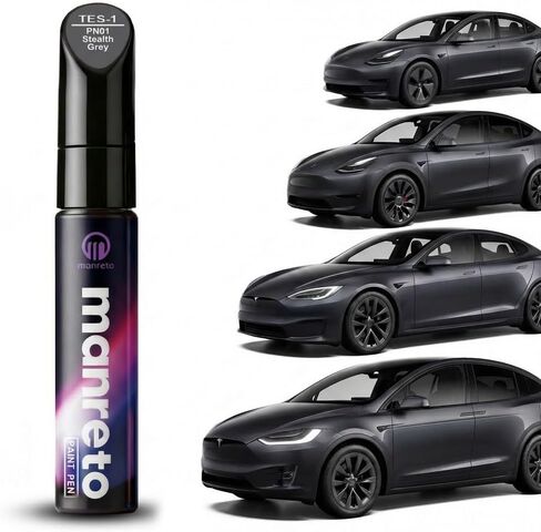 Solid Black Car Paint Touch Up Pen, Exact Color Match Car Scratch Remover - Effective Car Paint Scratch Repair for Deep Scratches & Rock Chips, Fast Drying & Car Wash Safe, Touch Up Paint for Cars in Saudi Arabia