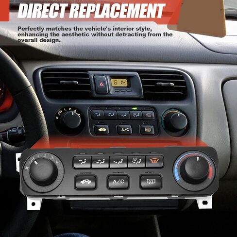 79600-S84-A21ZA A/C Heater Climate Control Module Compatible with Honda Accord 2001-2002 2.3L L4 / 3.0L V6 Replace 79600S84A21ZA HVAC Control Switch Module Panel in Saudi Arabia