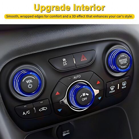 11PCS Air Conditioning Knob Cover, Warning Lights, Air Vent, Radio, Push Start Button Knob Cover Ring for Honda Civic Interior Accessories 2025 2024 2023 2022 in Saudi Arabia